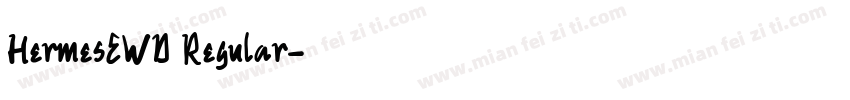 HermesEWD Regular字体转换